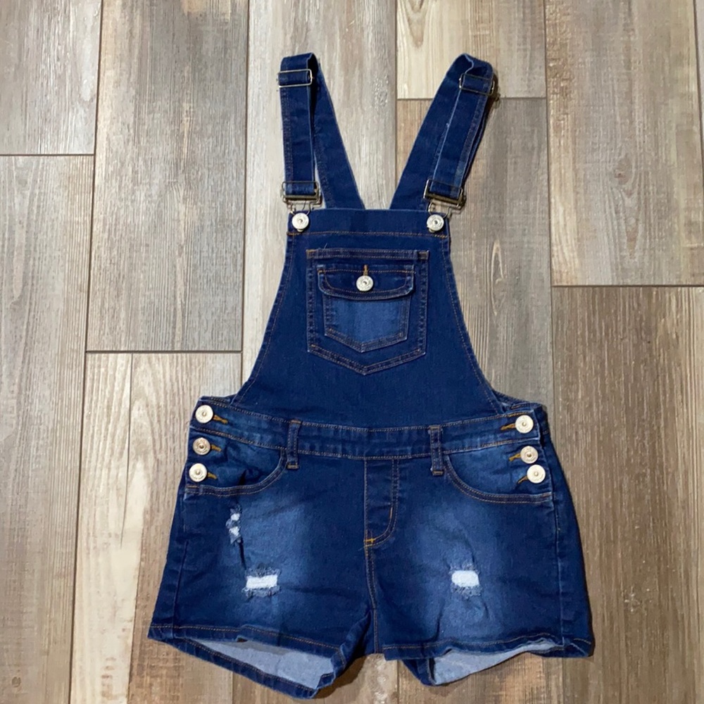 AQ Jean overalls shorts